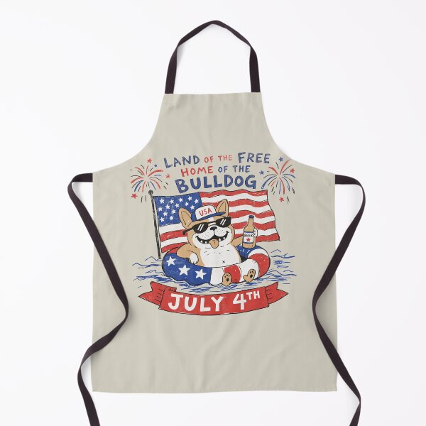 Item preview, Patriotic Bulldog Pool Party – Fourth of July Dog Humor designed and sold by Studio Bootleg.