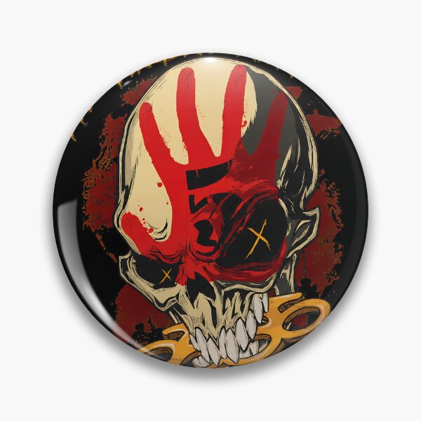 Item preview, Fives Fingers Deaths Punchs Skull Brass Knuckles designed and sold by CressidaRook.