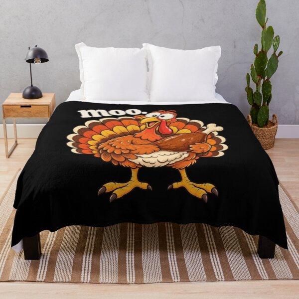Item preview, Turkey Moo Funny Turkey Men Women Boys Kids Thanksgiving T-Shirt – Funny Turkey Gift, Thanksgiving Graphic Tee designed and sold by Trendably.