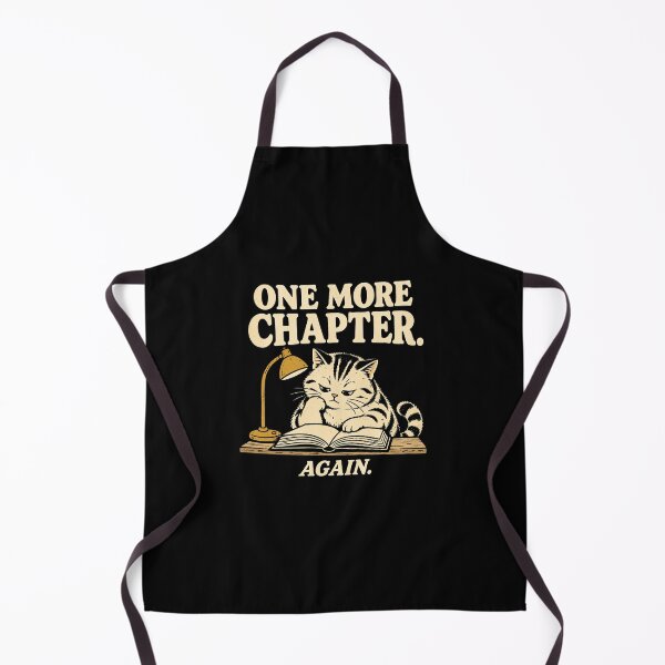 Item preview, One More Chapter Again – Funny Reading Cat designed and sold by DreamCraze.