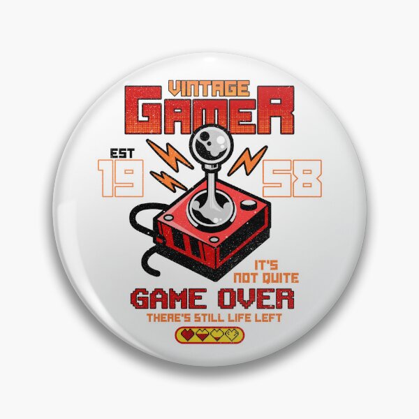 Item preview, Vintage Gamer Since 1958 Funny Birthday Gaming designed and sold by JRRTs.