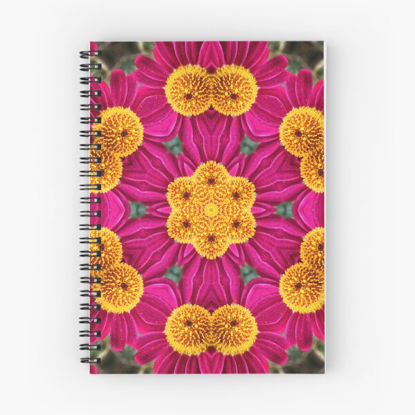 Item preview, Rosette of Magenta and Gold Flowers designed and sold by SilentBloomLab.