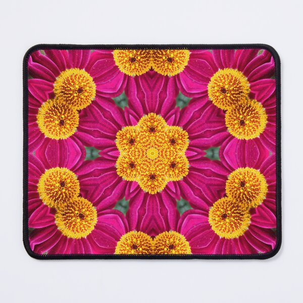 Item preview, Rosette of Magenta and Gold Flowers designed and sold by SilentBloomLab.
