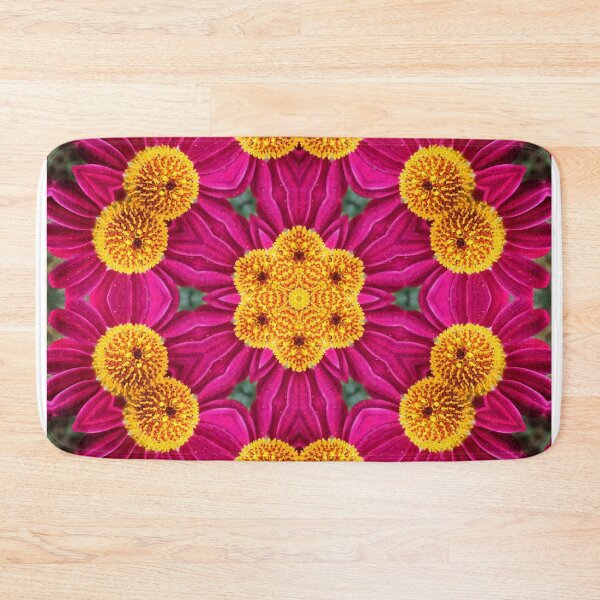 Item preview, Rosette of Magenta and Gold Flowers designed and sold by SilentBloomLab.