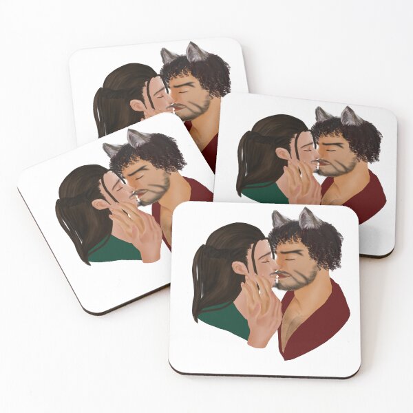 Item preview, The White Tiger's Gentle Kiss  designed and sold by MCyDarwing.