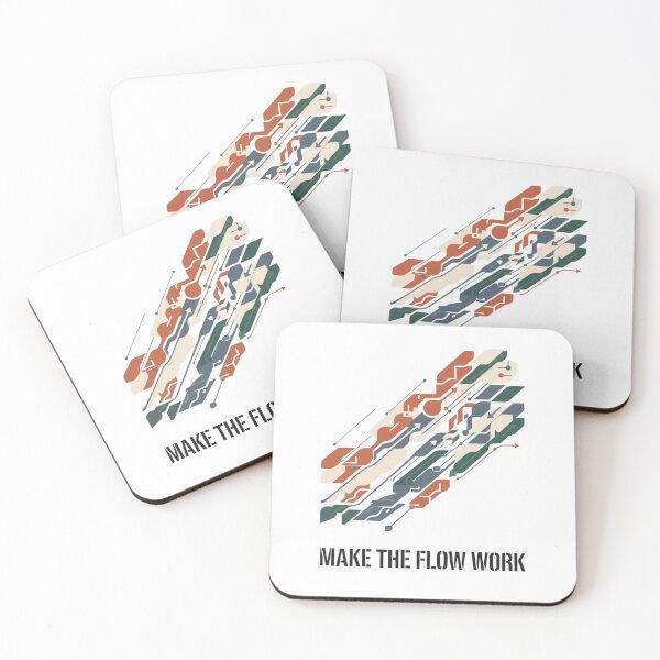 Item preview, Make The Flow Work Data Pipeline & Circuit Diagram designed and sold by Amr Darwish Graphic designer.