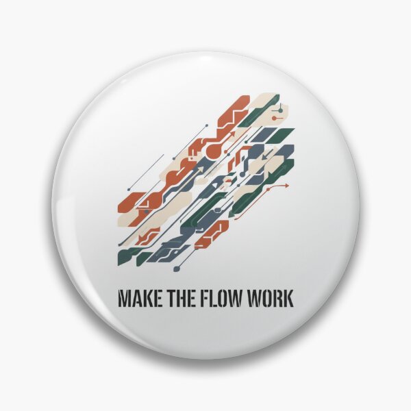 Item preview, Make The Flow Work Data Pipeline & Circuit Diagram designed and sold by Amr Darwish Graphic designer.