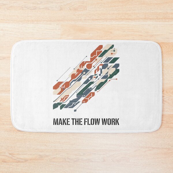 Item preview, Make The Flow Work Data Pipeline & Circuit Diagram designed and sold by Amr Darwish Graphic designer.