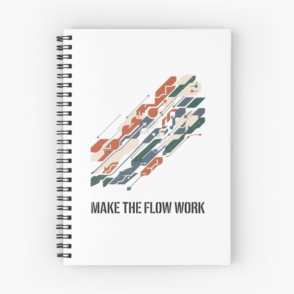 Item preview, Make The Flow Work Data Pipeline & Circuit Diagram designed and sold by Amr Darwish Graphic designer.