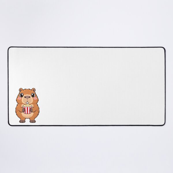 Item preview, Cute Kawaii Capybara With Popcorn designed and sold by Eternalski.