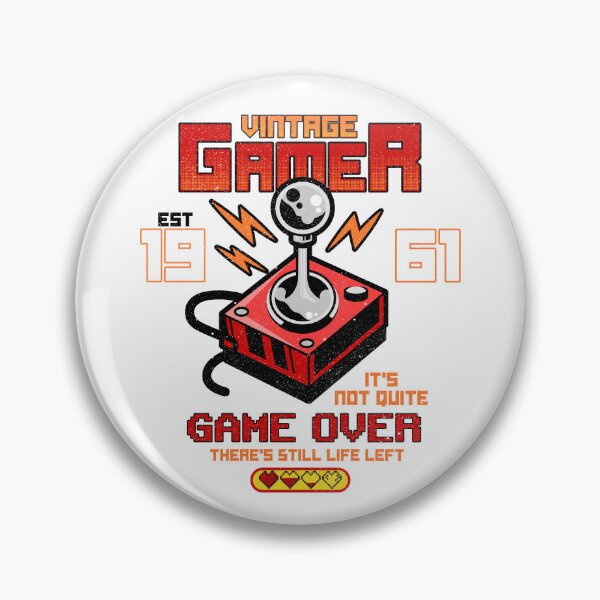 Item preview, Vintage Gamer Since 1961 Funny Birthday Gaming designed and sold by JRRTs.