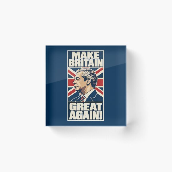 Item preview, Make Britain Great Again – Retro British Political Poster designed and sold by JesterKrewArt.