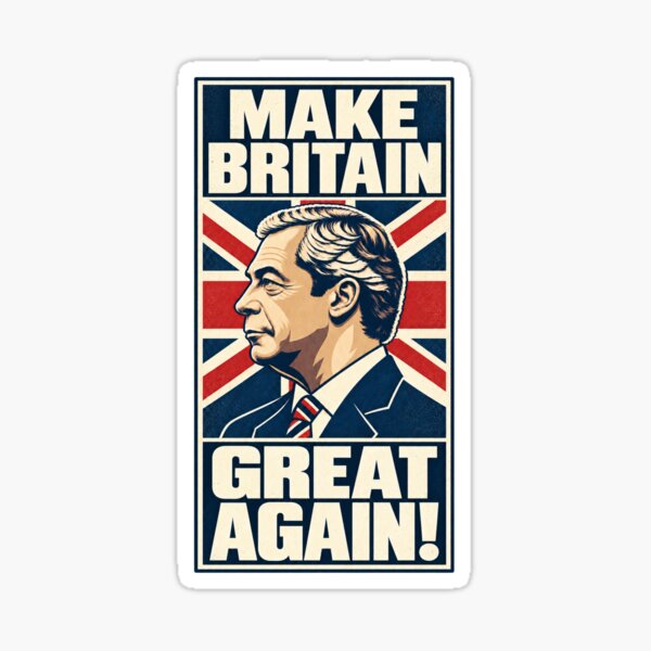 Item preview, Make Britain Great Again – Retro British Political Poster designed and sold by JesterKrewArt.