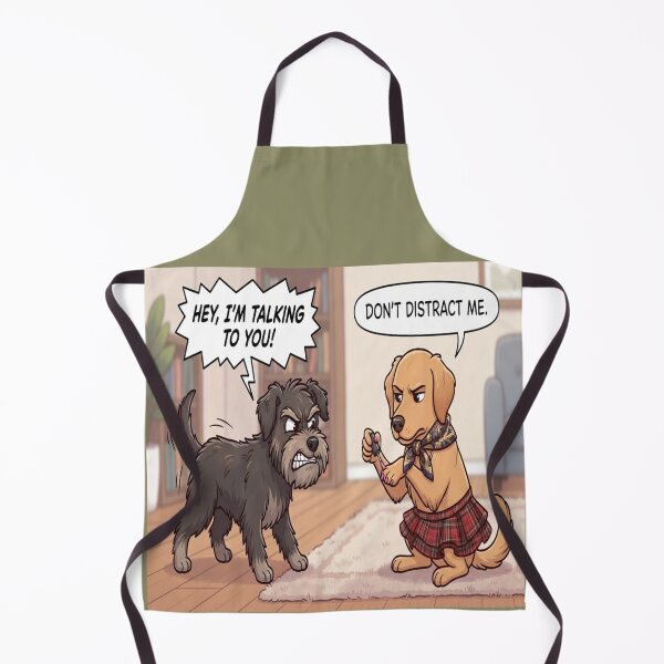 Item preview, Funny Dogs Arguing Nail Polish Cute Cartoon Humor Art designed and sold by AfresStudio.