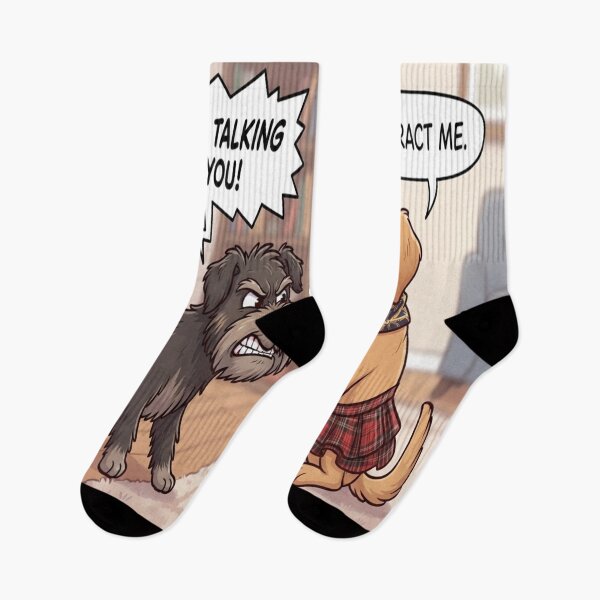 Item preview, Funny Dogs Arguing Nail Polish Cute Cartoon Humor Art designed and sold by AfresStudio.