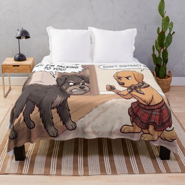 Item preview, Funny Dogs Arguing Nail Polish Cute Cartoon Humor Art designed and sold by AfresStudio.