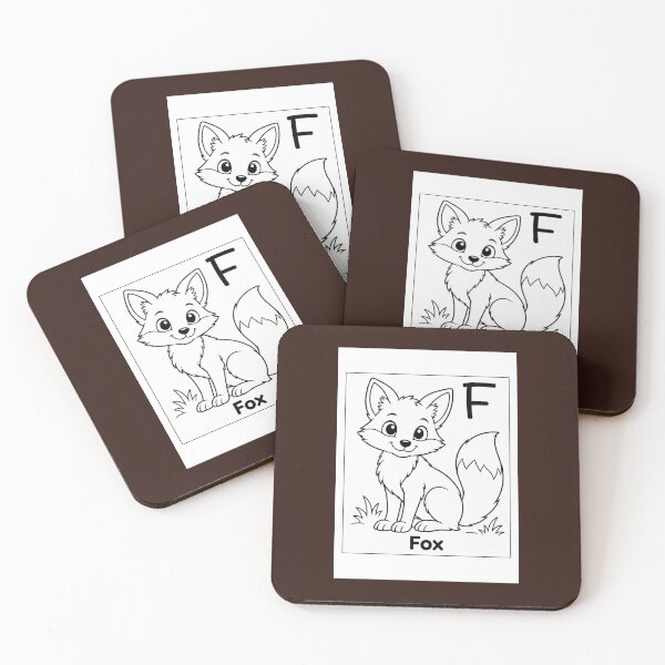 Item preview, Fox Letter E Design designed and sold by ZedColors.