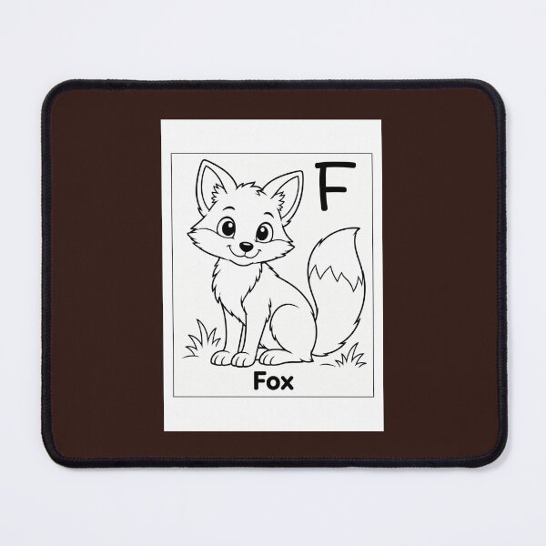 Item preview, Fox Letter E Design designed and sold by ZedColors.