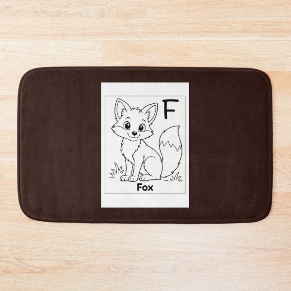 Item preview, Fox Letter E Design designed and sold by ZedColors.