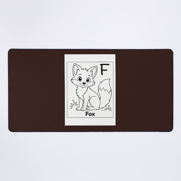 Item preview, Fox Letter E Design designed and sold by ZedColors.