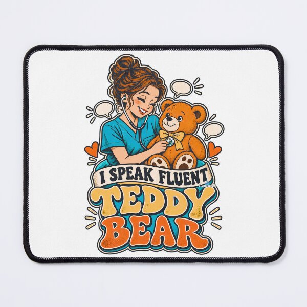 Item preview, I Speak Fluent Teddy Bear designed and sold by EvergreenPark - Tee Studio.