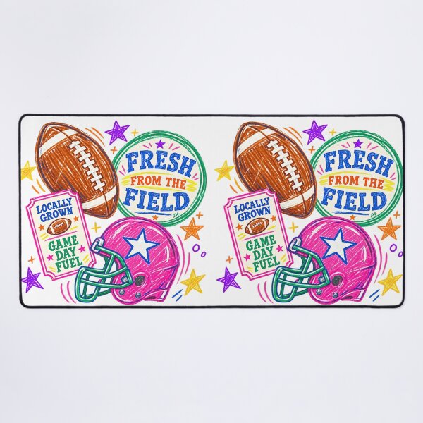 Item preview, Fresh From The Field Football Pink Helmet Sketch Art designed and sold by DesignArtist.ia.