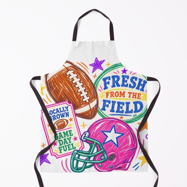 Item preview, Fresh From The Field Football Pink Helmet Sketch Art designed and sold by DesignArtist.ia.