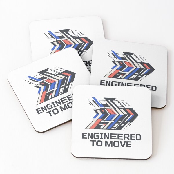 Item preview, Engineered To Move Mechanical & Tech Innovation Quote designed and sold by Amr Darwish Graphic designer.