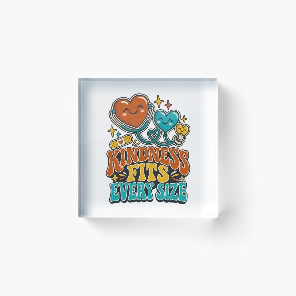 Item preview, Pediatric Nurse Kindness Fits Every Size designed and sold by EvergreenPark - Tee Studio.