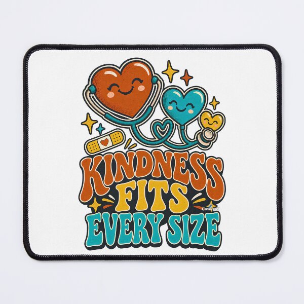 Item preview, Pediatric Nurse Kindness Fits Every Size designed and sold by EvergreenPark - Tee Studio.