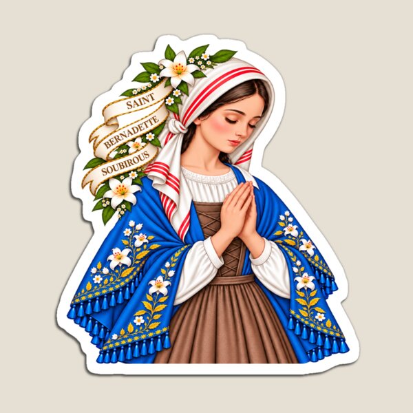 Item preview, St. Bernadette Soubirous designed and sold by ColinaDesignsStudio.
