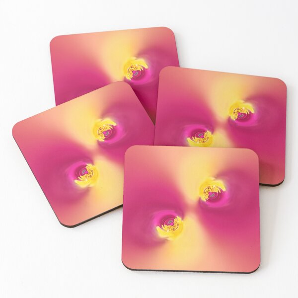 Item preview, Pink and Yellow Floral Swirl designed and sold by SilentBloomLab.