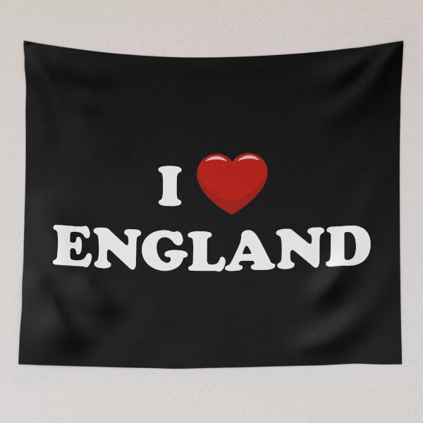 Item preview, I Love England / I Heart England (White text with red heart) designed and sold by STUDIO-72.