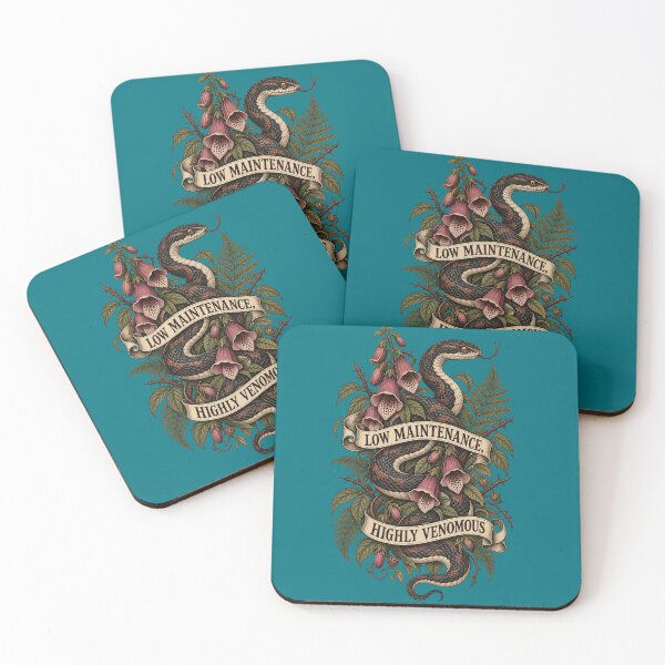 Item preview, Low Maintenance - Highly Vemonous designed and sold by Hollow-Fern-Studio.