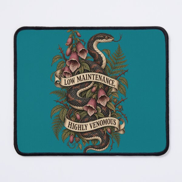 Item preview, Low Maintenance - Highly Vemonous designed and sold by Hollow-Fern-Studio.