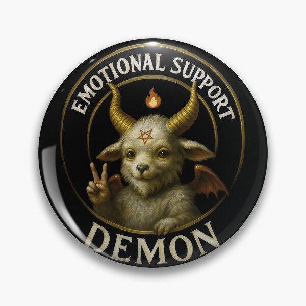 Item preview, Emotional support demon  designed and sold by abby-thorns.