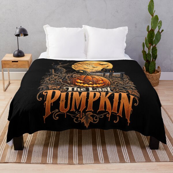 Item preview, The Last Pumpkin – Retro Vintage Jack-O’-Lantern Halloween Horror Design designed and sold by RockitBaby.