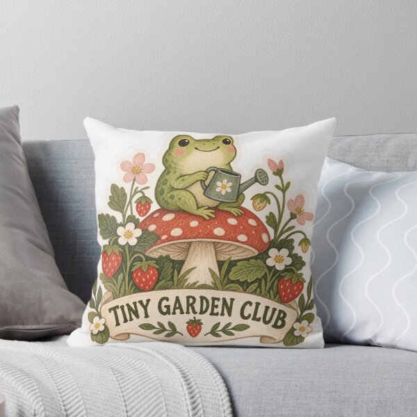 Artikelvorschau, Tiny Garden Club Cottagecore entworfen und verkauft von sublidesign.
