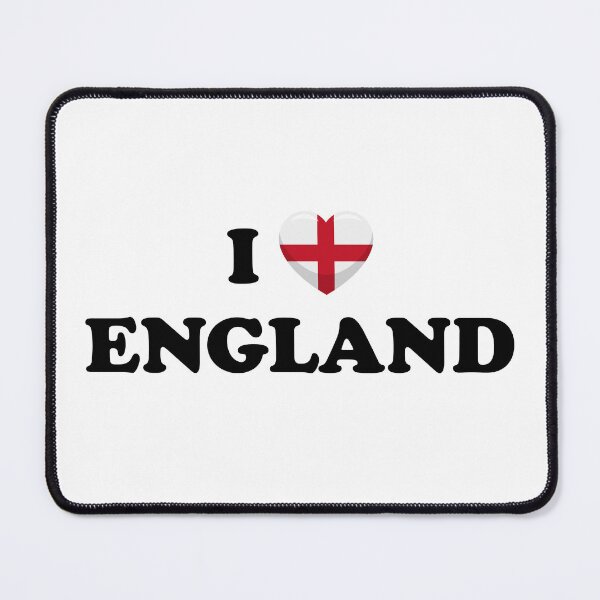 Item preview, I Love England / I Heart England (Black text with flag heart) designed and sold by STUDIO-72.
