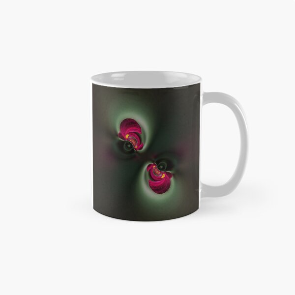 Item preview, Pink and Dark Green Floral Swirl designed and sold by SilentBloomLab.