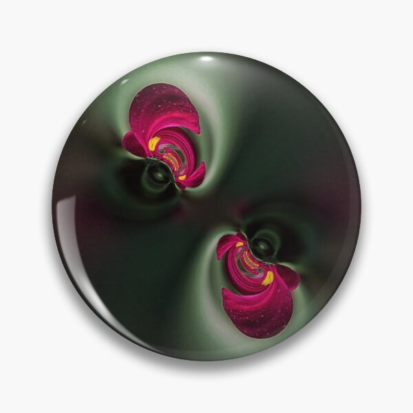 Item preview, Pink and Dark Green Floral Swirl designed and sold by SilentBloomLab.