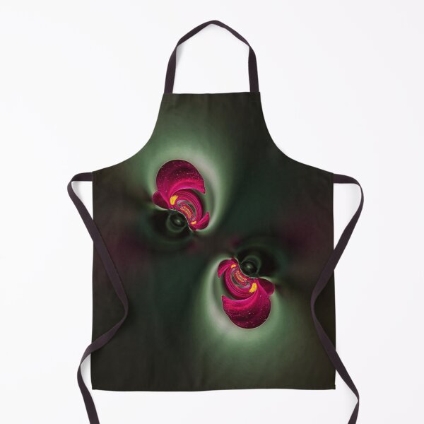 Item preview, Pink and Dark Green Floral Swirl designed and sold by SilentBloomLab.