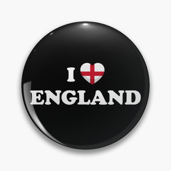 Item preview, I Love England / I Heart England (White text with flag heart) designed and sold by STUDIO-72.