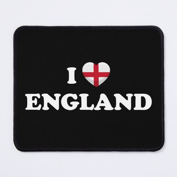Item preview, I Love England / I Heart England (White text with flag heart) designed and sold by STUDIO-72.