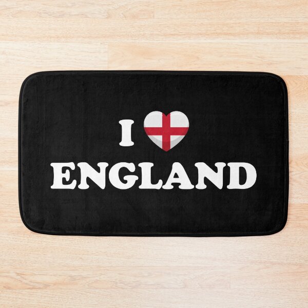 Item preview, I Love England / I Heart England (White text with flag heart) designed and sold by STUDIO-72.