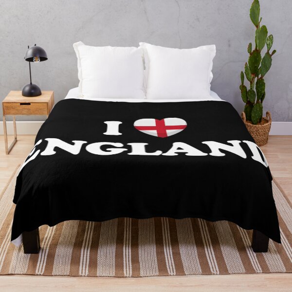 Item preview, I Love England / I Heart England (White text with flag heart) designed and sold by STUDIO-72.