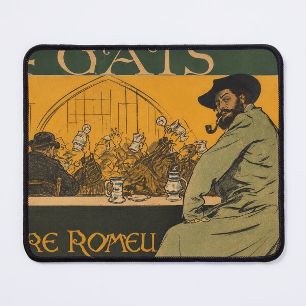 Item preview, Art Nouveau Wall Art, 4 Gats Pere Romeu by Ramon Casas, Vintage Barcelona Poster Print designed and sold by RickE.