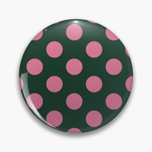 Item preview, Large pink polka dots on green designed and sold by Nolan6.