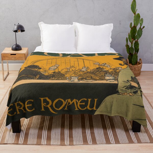 Item preview, Art Nouveau Wall Art, 4 Gats Pere Romeu by Ramon Casas, Vintage Barcelona Poster Print designed and sold by RickE.