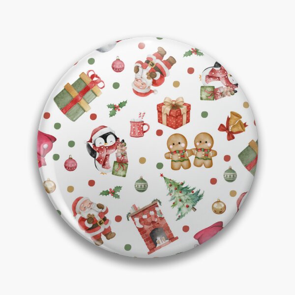 Item preview, Watercolor Christmas on White designed and sold by KSimpson838.